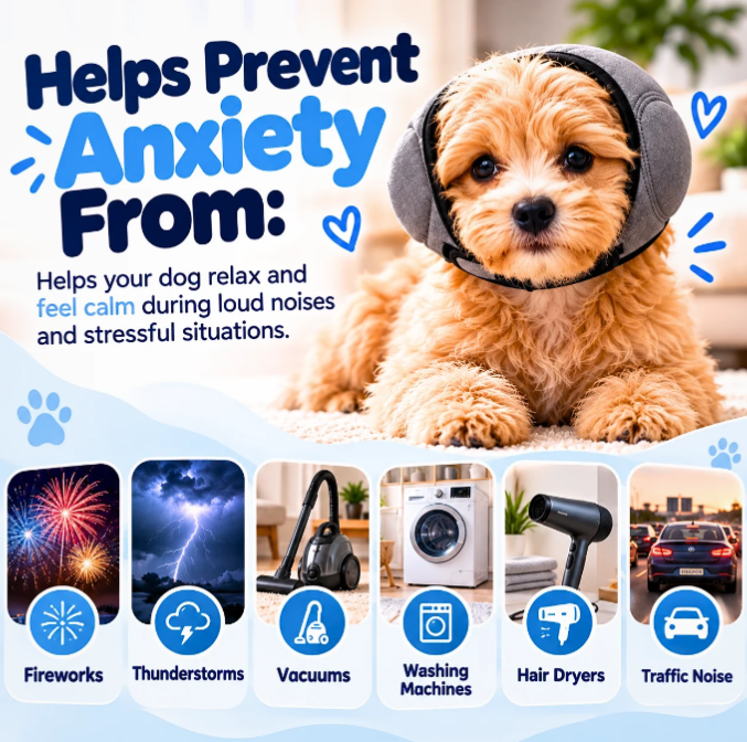 Pawvero™ Dog Calming Earmuffs