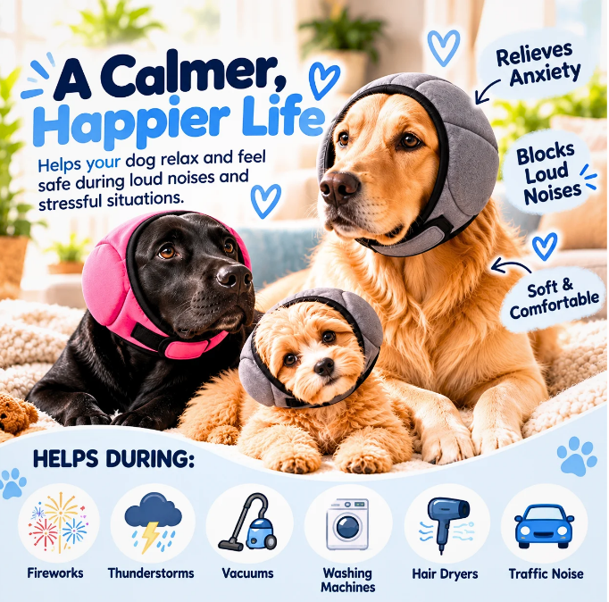 Pawvero™ Dog Calming Earmuffs